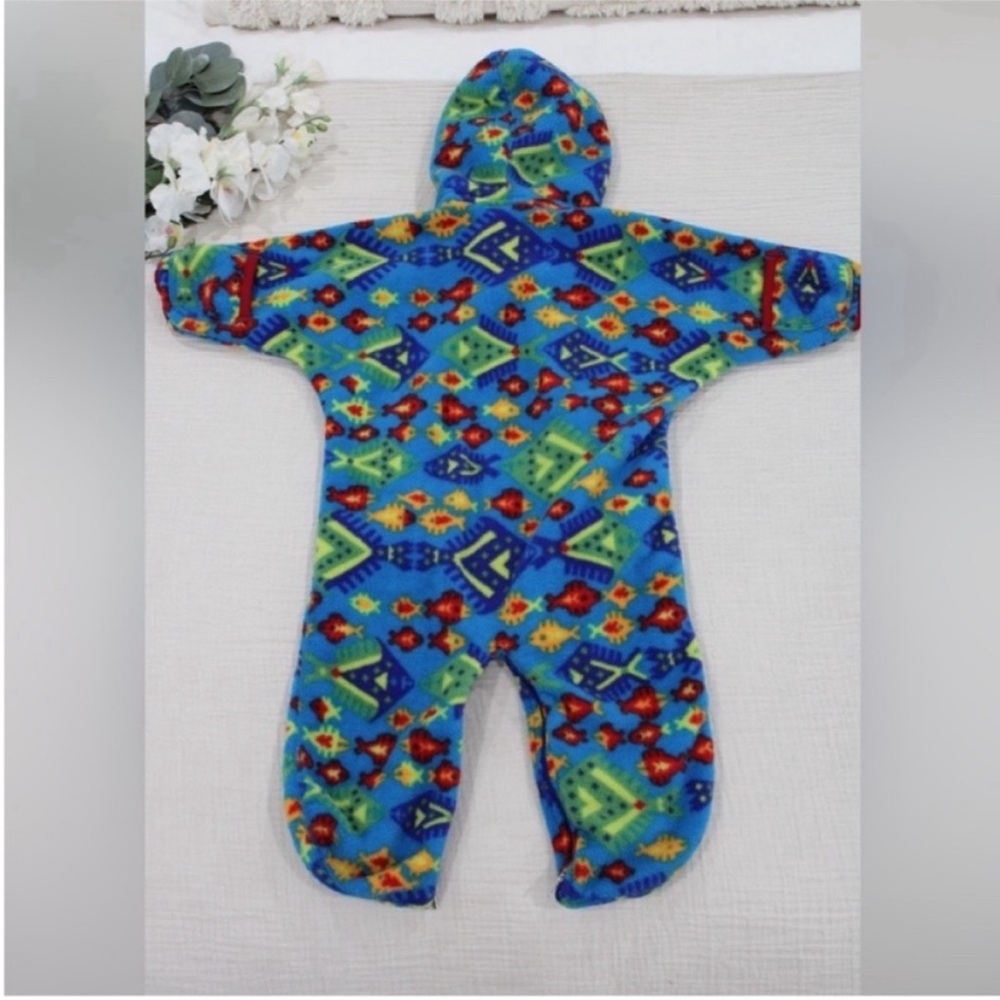 Vintage Patagonia Fleece Bunting (infant size Large) - Picture 3 of 8